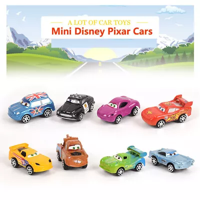 8 PACK/Set Model Car Plastic Cake Decor MINI Disney Pixar Cars McQueen Movie • £9.59