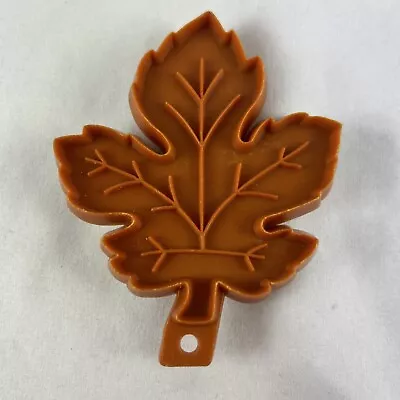 Maple Leaf Cookie Cutter 3.5” X 3” Brown Plastic Vintage 1975 Hallmark Cards • $5