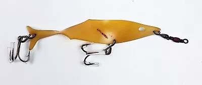 Tough Bill DeWitt Bait Co Large Twisting Killer Lure Amber NY 1930s • $9.99