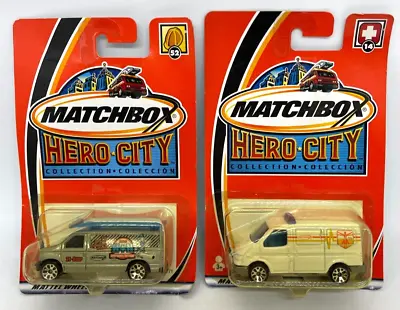 Vintage MATCHBOX Hero City Collection #52 & #14 - Diecast Vans • $10.20