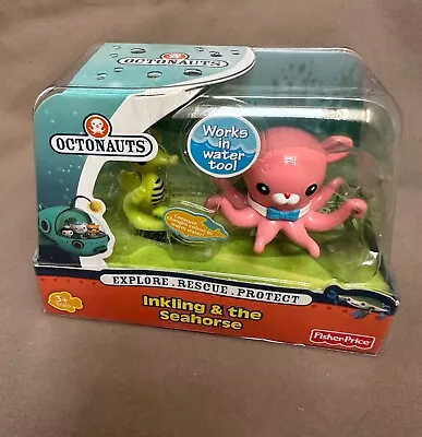 Octonauts Childrens Toys BNIB Fisher Price Inkling & The Seahorse 2012 • £24.99