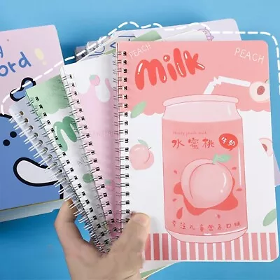 A5 60Sheet Thicken Notepad Notebook Student Learning Korean Stationery  Student • $24.90