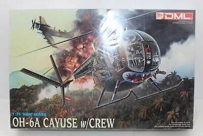 DLM OH-6A Cayuse W/Crew 1:35 Scale Helicopter Model Kit #3310 New In Sealed Box • $109.99