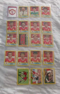19 Manchester United Panini Football 87 Stickers • $63.15