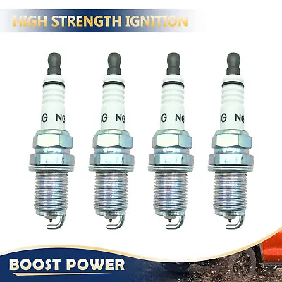 Set Of 4 For NGK 6458 Laser Platinum Spark Plugs For Audi A3 A4 VW Volkswagen • $22.07