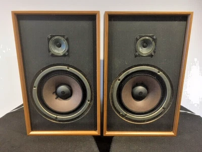 Rare Vintage 1970's  TANDBERG TL 1500 HiFi Bookshelf Speakers - 25 Watts  4 Ohms • £79