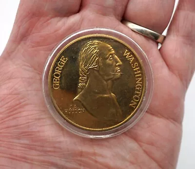 George Washington J A Houdon Coin Mount Vernon Medal • $9.99