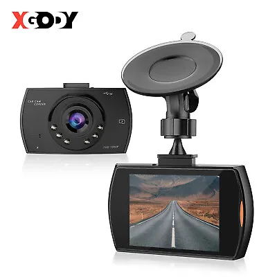 $18.49 • Buy XGODY Dash Cam Front Camcorder Car Video Recorder Night Vision Motion Detection