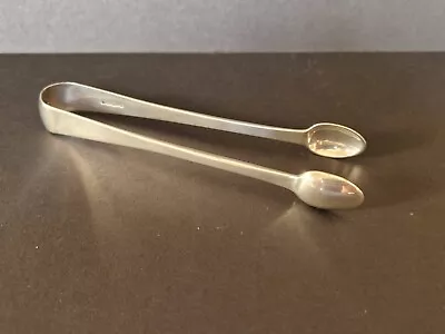 Sterling Silver Sugar Tongs - London 1849 - Chawner & Co (George W Adams)  45g • £32.99