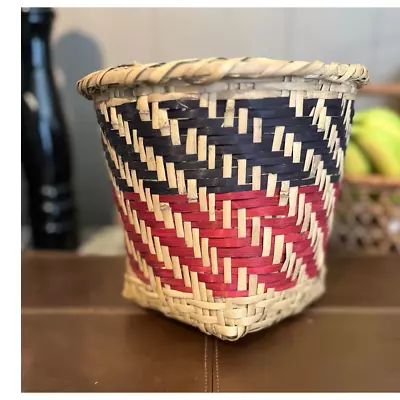 River Cane Woven Choctaw Native American Basket-10” • $90.25