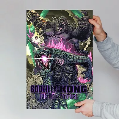 GODZILLA X KONG: THE NEW EMPIRE Movie Poster - Promo Version - Wall Art Decor • $17.99