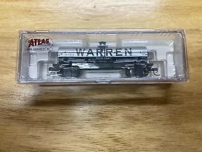 N Scale - Atlas (43322) Warren Petroleum 11k Tank Car #9375 N448 - BUY MORE/SAVE • $13.99