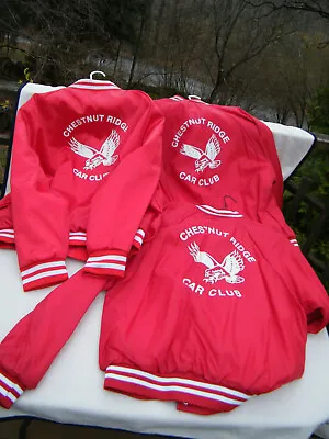 Vintage Chestnut Ridge Car Club Jackets Southwestern PA With Snaps Size 2XL/3XL • $74.99