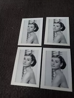 Audrey Hepburn Lot Of 4 Vintage Black And White Trading Cards • $30