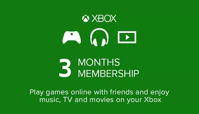 Xbox Live Gold 1 Month - 12 Month Membership (Digital Code) • £17.99