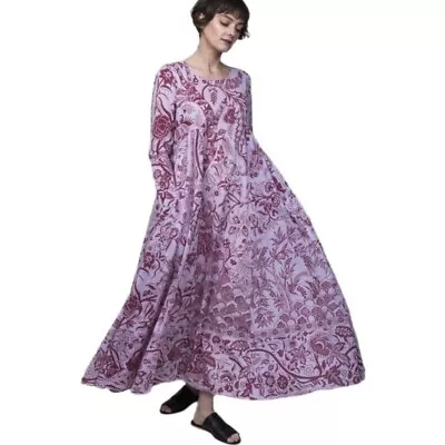 NWT Matta NY Moksha Tree Of Life MAXI Dress Lilac Purple Size XS • $109.99