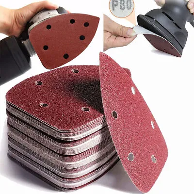 40X Mixed Mouse Sanding Sheets For Black And Decker Palm Sander Pads Sandpaper • £16.79