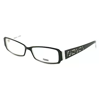 Fendi Women's Eyeglasses F664 961 Black/White 53 14 140 Frames Rectangular • $29