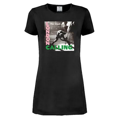 £38.59 • Buy Amplified Womens/Ladies London Calling The Clash T-Shirt Dress GD959