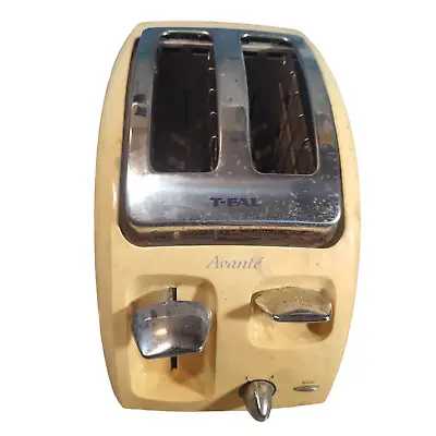 T-fal Avante 2 Slice Vintage Toaster Some Stainingrust Fair Condition Works • $12.95