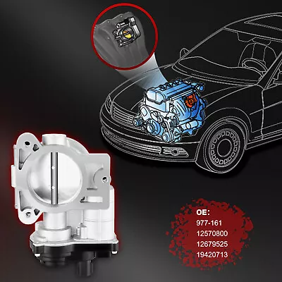 Throttle Body For Chevy Suburban Silverado Avalanche 1500 Tahoe 4.8L 5.3L 6.0L • $53.99