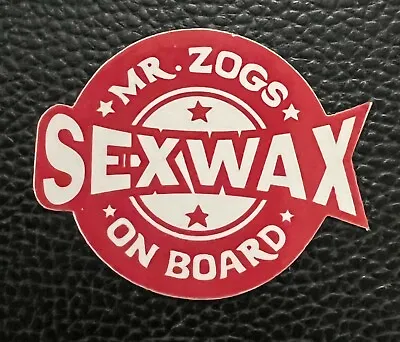 Mr Zogs Sex Wax Surf Surfing Decal Sticker • £2.84