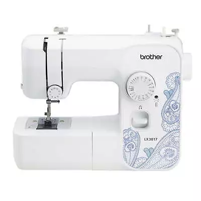 Brother LX3817 17-Stitch Portable Full-Size Sewing Machine White • $83.60