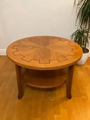 Nathan Coffee Table Cog Mid-Century Teak Vintage Retro MCM Round Circular • £275