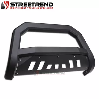 For 99-07 Silverado/Sierra 1500 Matte Black AVT Edge Bull Bar Brush Bumper Guard • $224.20