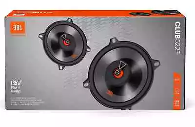 NEW JBL CLUB 522F 135 Watts 5.25  2-Way Coaxial Car Speakers 5-1/4  PAIR • $67.95