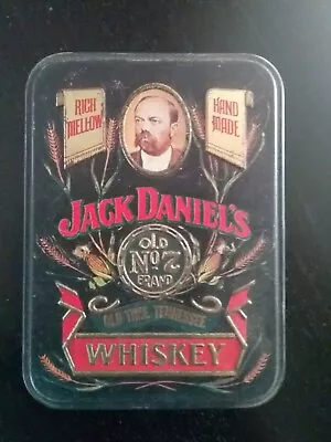 Vintage Empty Jack Daniels Old Time Whiskey Tin Hinged Embossed Box No Bottles • $9.95