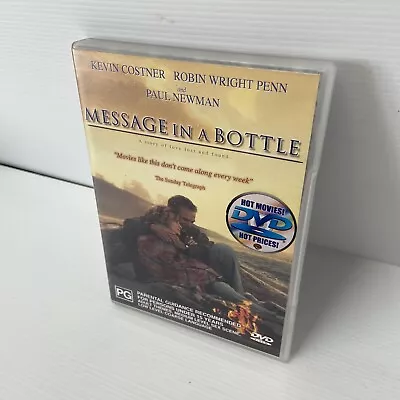 Message In A Bottle (DVD 1999) Romance - Region 4 • $4.57