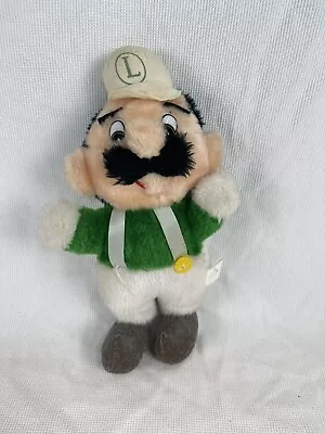 Vintage Luigi 1988 ACME Nintendo Super Mario Bros. LUIGI 10” Plush Toy Doll • $15.21