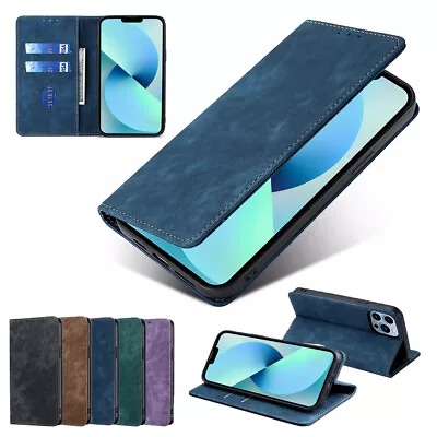 Flip Magnetic Stand Cover For Sony Xperia XA3 XZ4 XZ3 XZ2 Compact XZ1 XZ Premium • $10.88