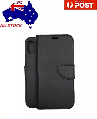 $4.49 • Buy For IPhone X XS PU Leather Wallet Case Magnetic Flip Card Cover