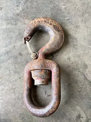 $275 • Buy LARGE CRANE USE Crosby 319N SWIVEL HOOK TYPE 22 TON MADE USA