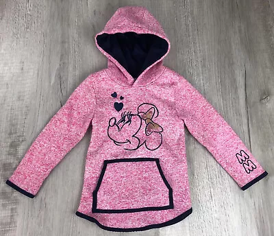 Minny Mouse Hoodie Sweatshirt Pink Pullover Girls Kids Size 5 • $17.99