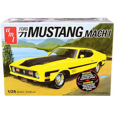 AMT 1/25 Model Kit Skill 2 1971 Ford Mustang Mach I Detailed Front End Parts • $51.57