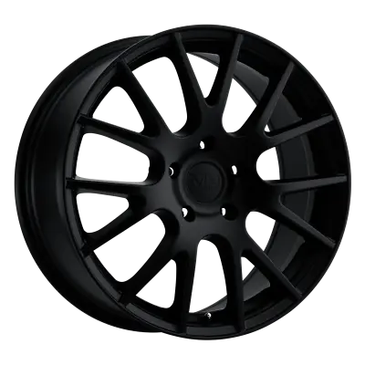 (2) 17x7.5 +40 5x108 Mb Wheels Crux Black Wheels/rims 17  Inch 66909 • $270