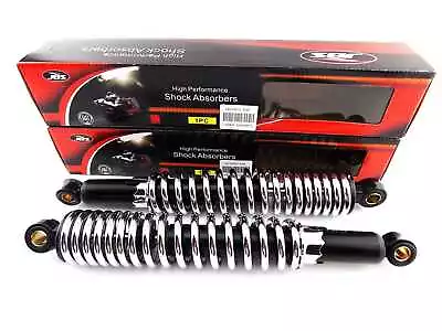 MAICO 400 MX ENDURO VINDURO 340mm JBS BLACK/CHROME SHOCK ABSORBERS EYE TO EYE • $110.96