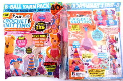 Your Crochet & Knitting Magazine September 2023 ~ New Sealed Pack ~ • £10.95