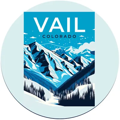 $10.03 • Buy Vail Colorado Souvenir Coaster Paper