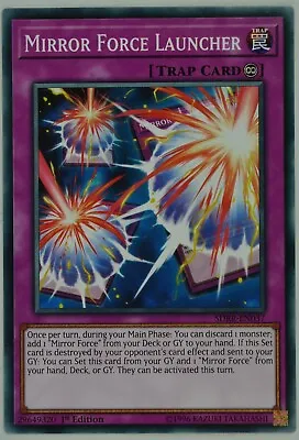 YuGiOh Mirror Force Launcher SDRR-EN037 Common 1st Edition • £0.99