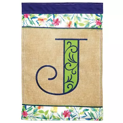 Flg Dapp Monogram J Spring Blap/Prt Garden Large • $30.56