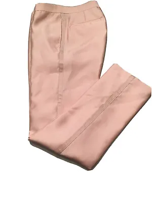 Alfani Mens Light Pink Slim Fit Stretch Tuxedo Pants Finished Hem Size 30X32 • $41.99