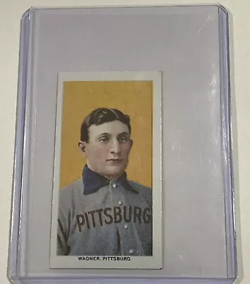 HONUS WAGNER T-206 PIEDMONT REPRINT BASEBALL CARD CIGARETTE CARD PIRATES Ex C • $1