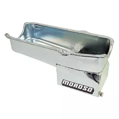 Moroso 20160 Oil Pan Steel Clear Zinc 7 Qt. Chevy Small Block Each • $252.99