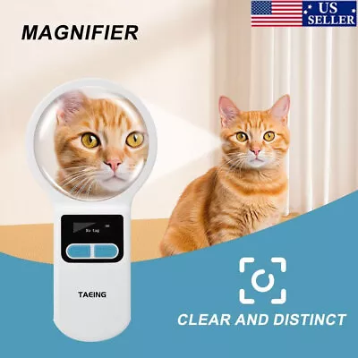 Pet ID Microchip UV Scanner Handheld Animal Chip RFID Tag Reader FDX-B ID64 ISO • $38.43