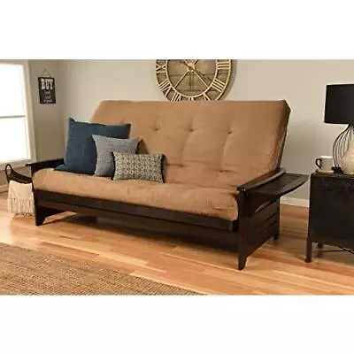 Phoenix Frame/Queen/Espresso Finish/Suede Peat Mattress • $716.52