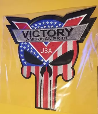 Victory Motorcycles American Pride Punisha Embroidered Approx. 10.5x11  Patch * • $26.99